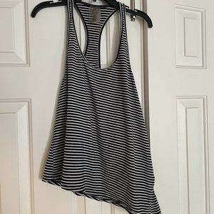 DYI tank black and white striped